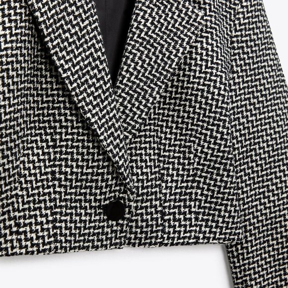 Zara Cropped Blazer XS - Picture 6 of 7